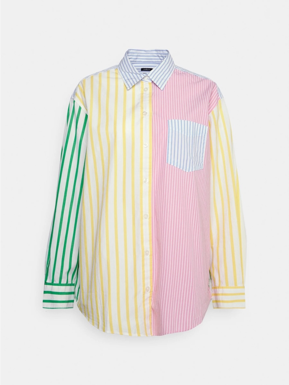 GAP “The Big Shirt” Multi-Color Striped Button-Down